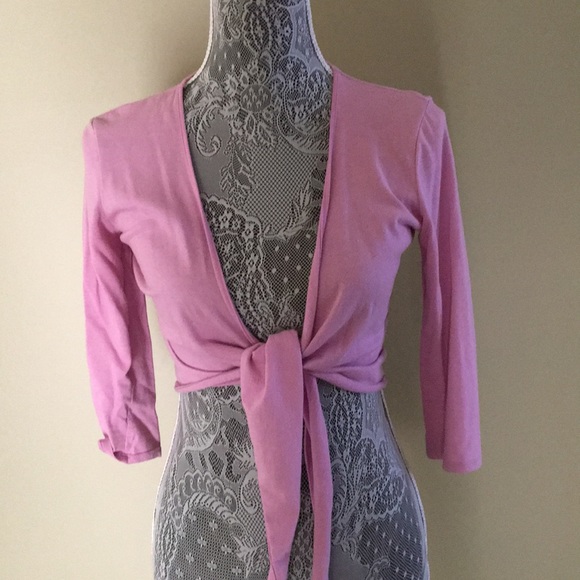 Bisou Bisou Tops - NWOT BISOU BISOU 3/4 Sleeve Crop Top